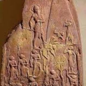Victory Stele of Naram-Sin, Grandson of Sargon.The Louvre Museum